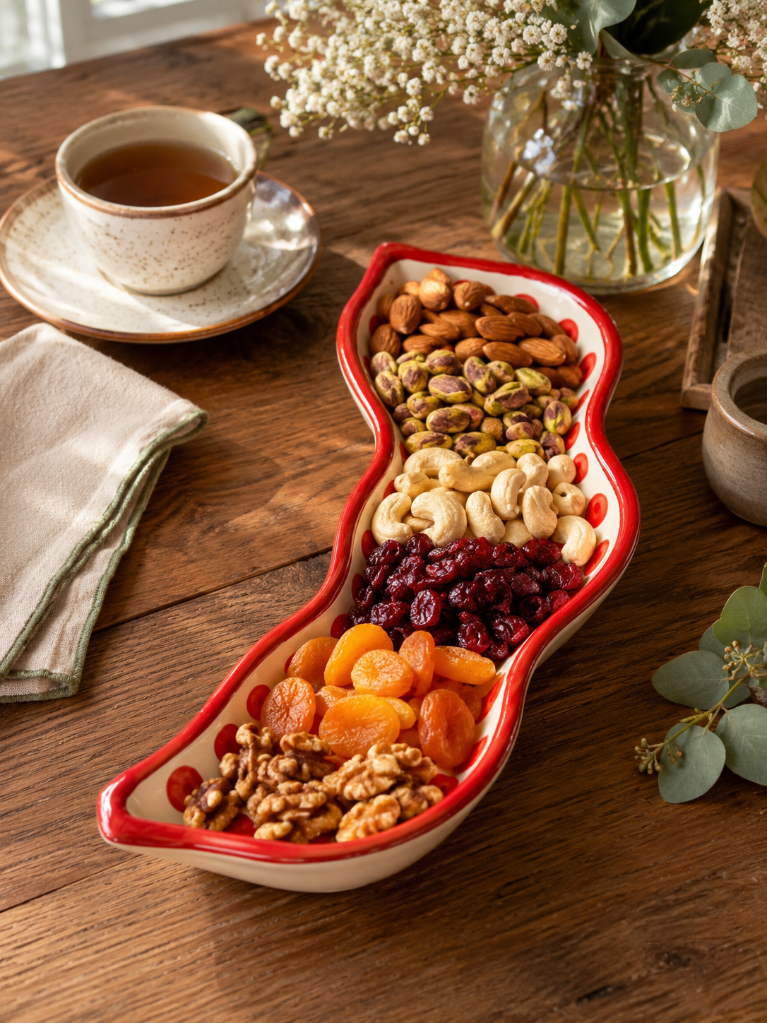 Red Dot Artisan Tray
