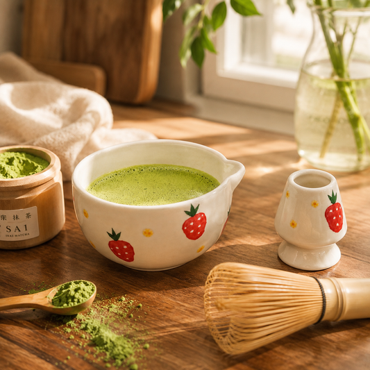 Berry Matcha Bowl Set