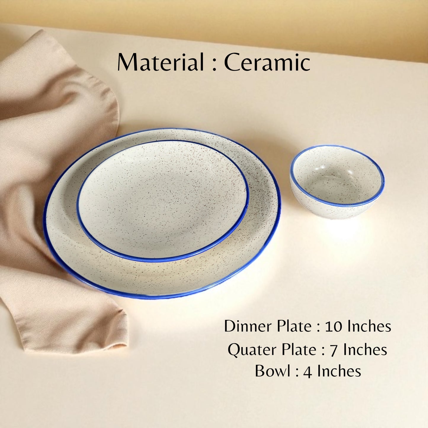 Marble White Dinner set (18pcs)