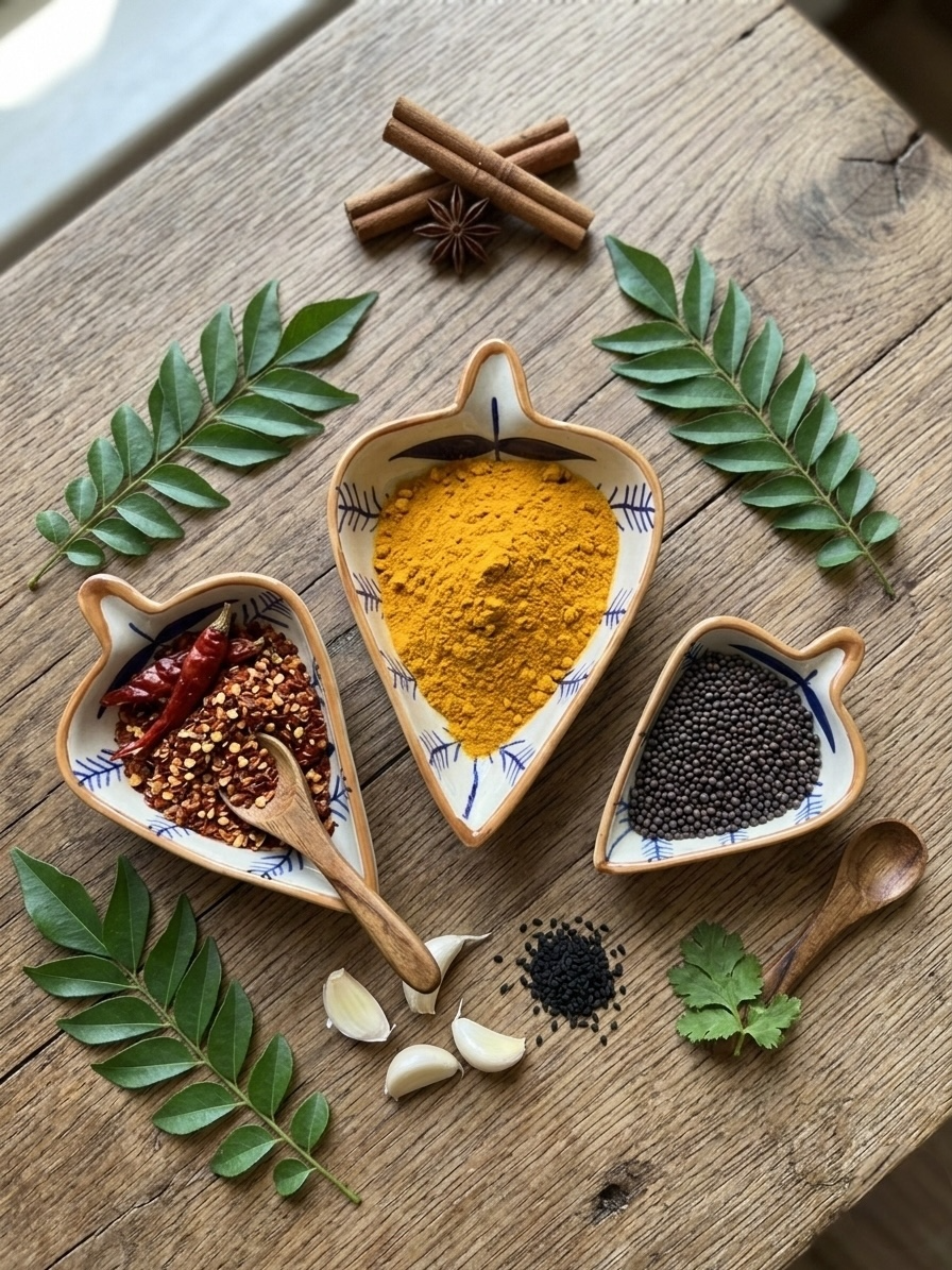 Botanical Condiments and Snacks Trays (Set of 3)