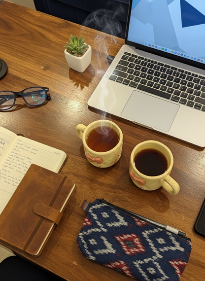 The Ribbon Mug Beige