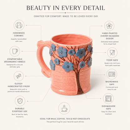 Pink Tree Mug