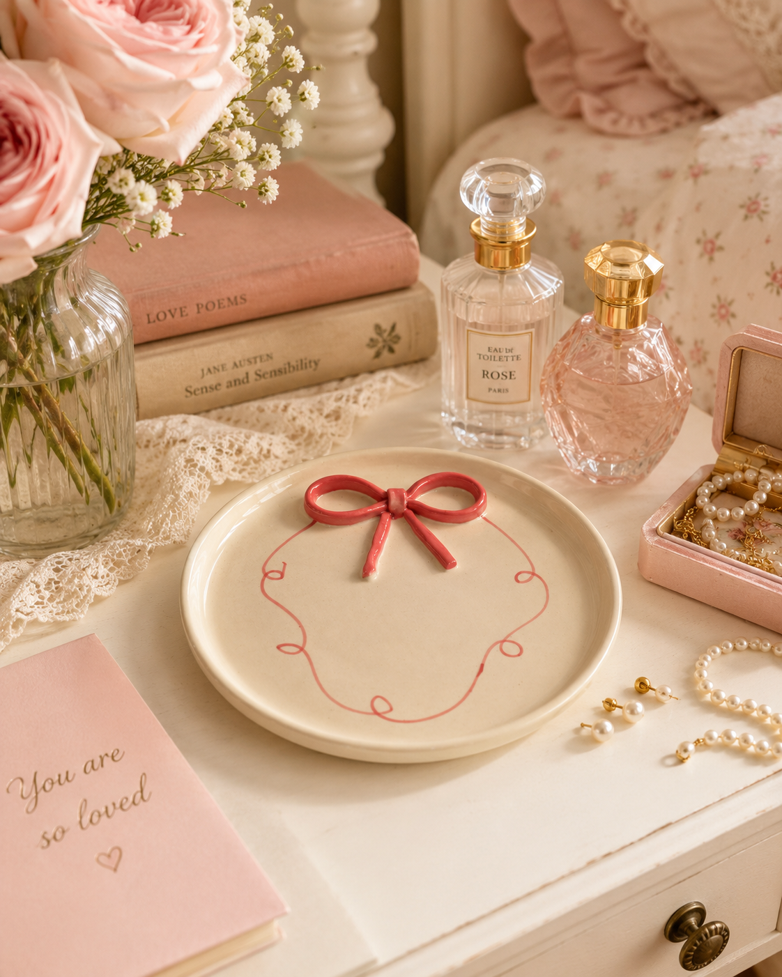 Paris Je T’aime Bow Plate