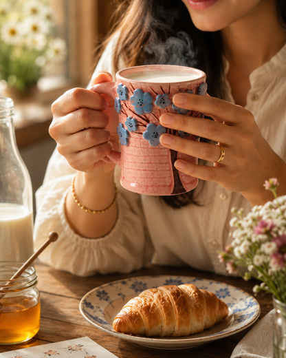 Pink Tree Mug