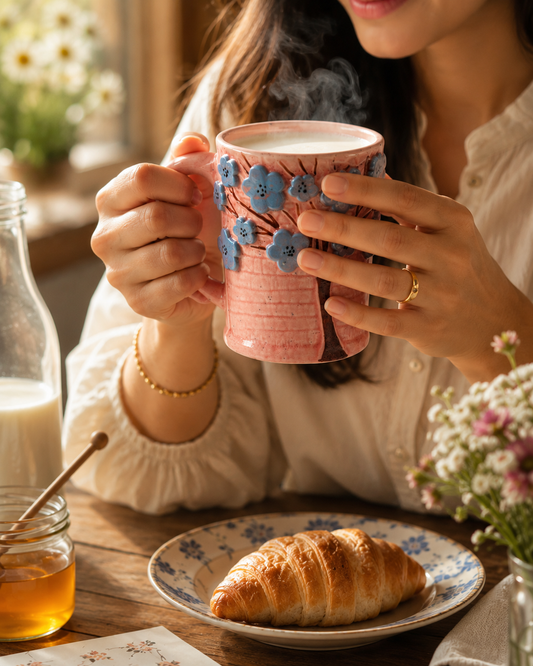 Pink Tree Mug