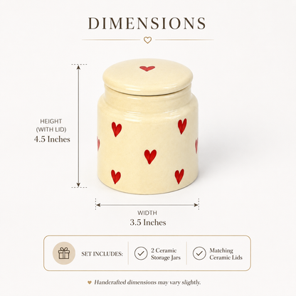 Love Cookie & Pickle Jars