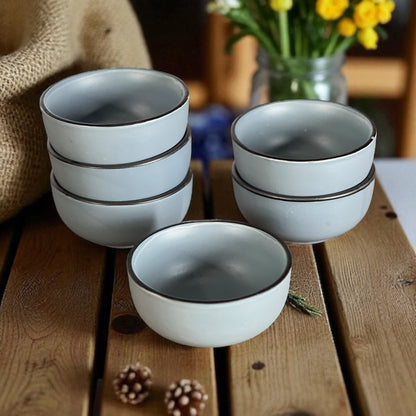 Great Grey Bowls Set of 6