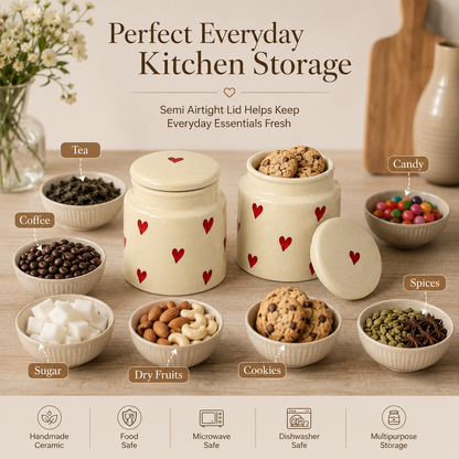 Love Cookie & Pickle Jars
