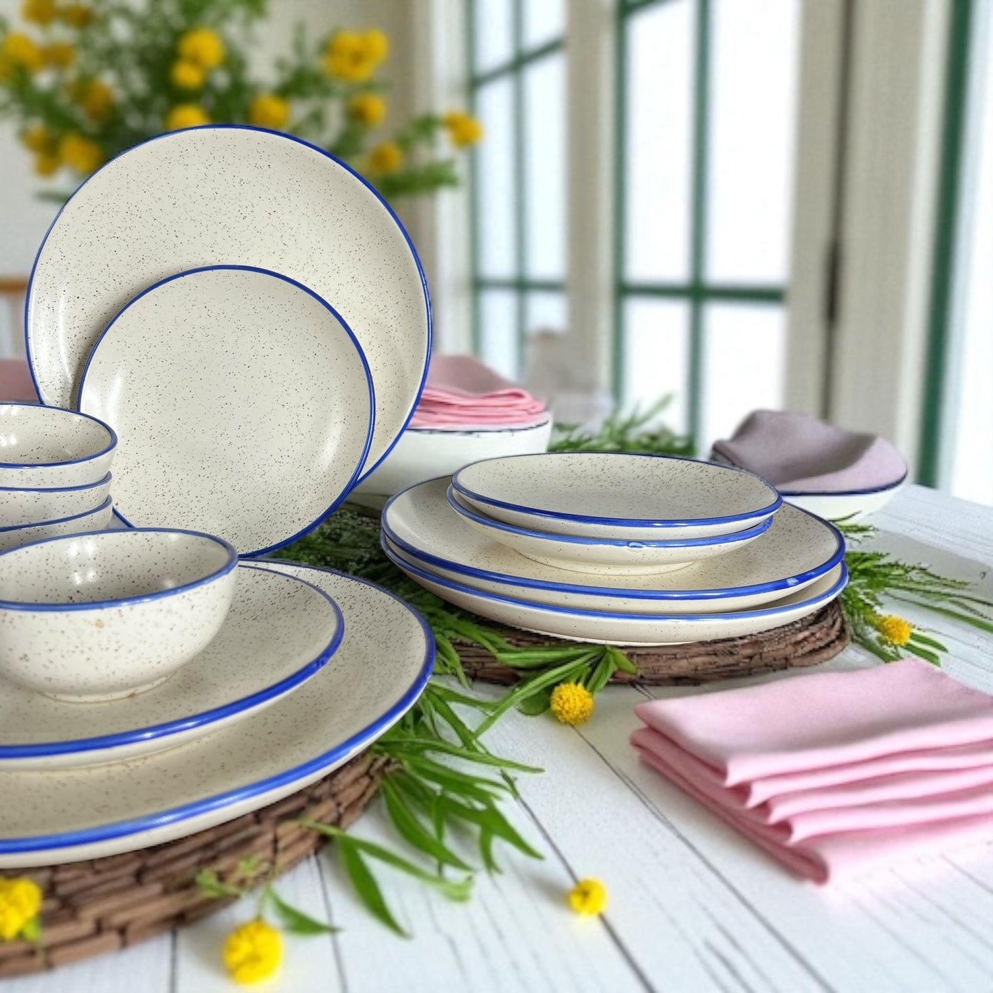 Marble White Dinner set (18pcs)