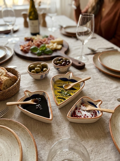 Botanical Condiments and Snacks Trays (Set of 3)