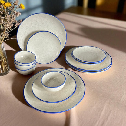 Marble White Dinner set (12 pcs)