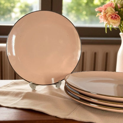 Coffee Brown Dinner Plates Set of 4