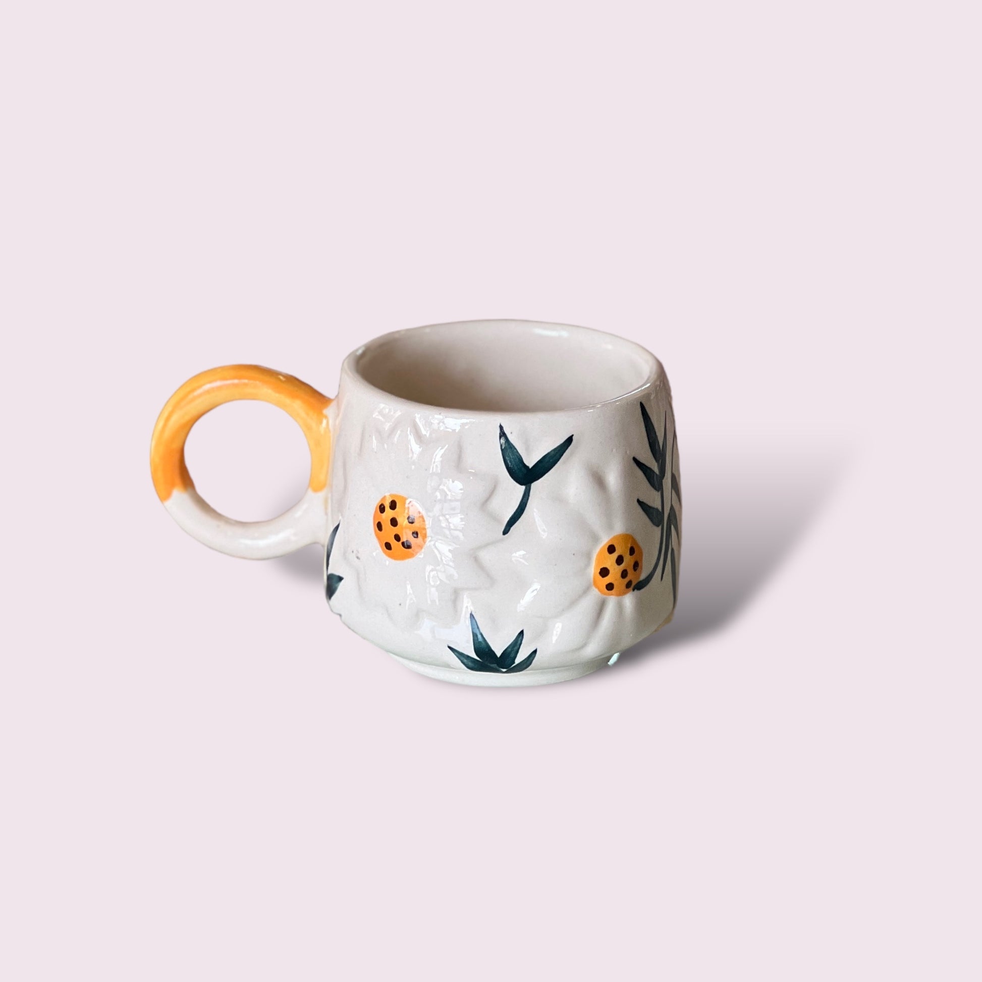 Daisy Flower Mug Set of 6