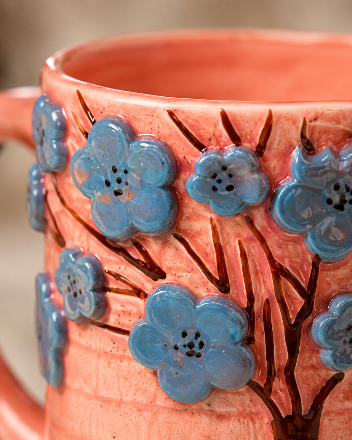 Pink Tree Mug