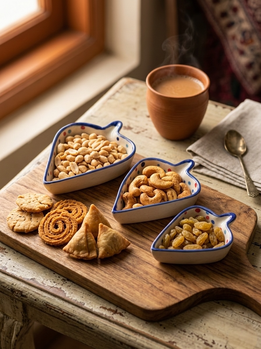 Hut Condiments and Snacks Trays (Set of 3)