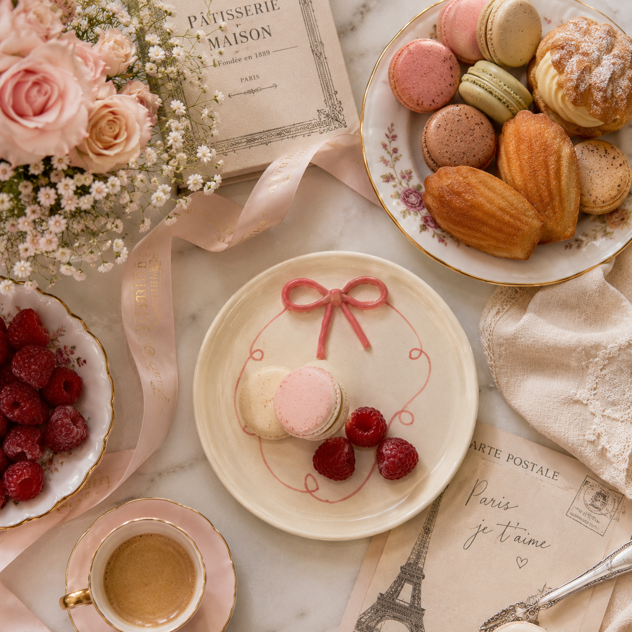 Paris Je T’aime Bow Plate
