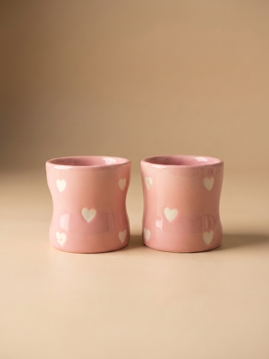 Cupid’s Pink Coffee Mugs (Pack of 2)
