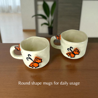 Butterfly Mug Set of 2