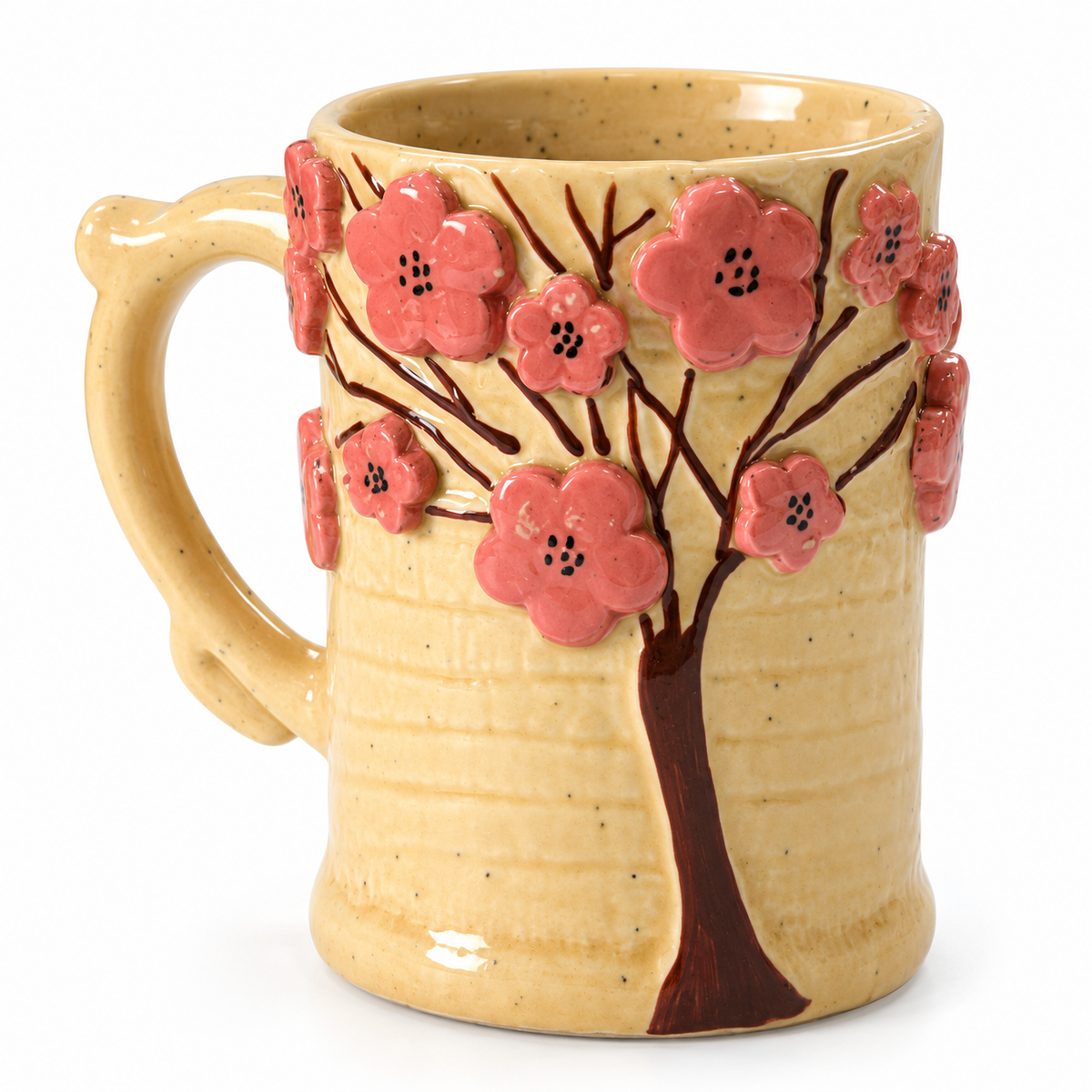 Beige Tree Mug