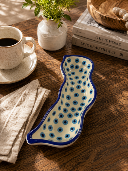 Blue Dot Artisan Tray