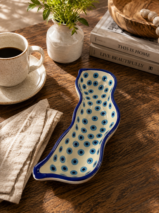 Blue Dot Artisan Tray