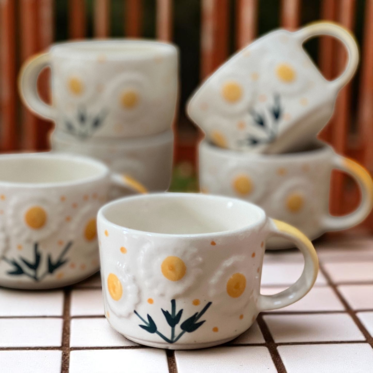 Sunny Mugs Set of 6