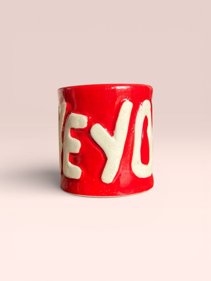 Red “Love” Mug (Pack of 1)