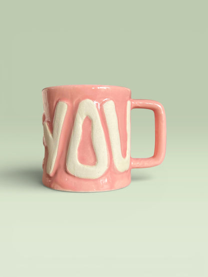 Pink “Love” Mug (Pack of 1)