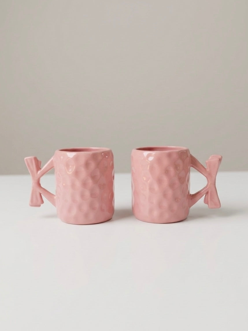Pink Ribbon Mugs (Pack of 2)
