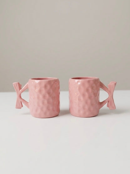 Pink Ribbon Mugs (Pack of 2)