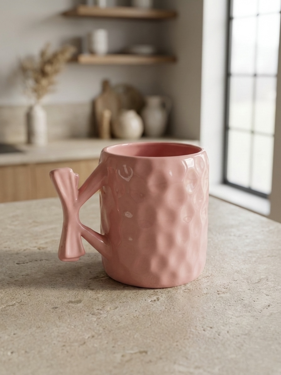 Pink Ribbon Mugs (Pack of 2)