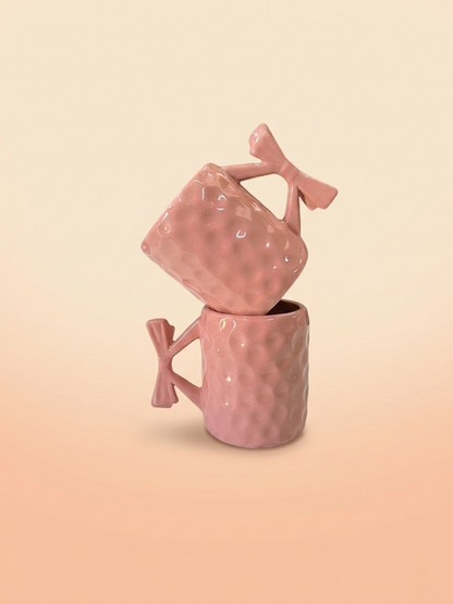 Pink Ribbon Mugs (Pack of 2)