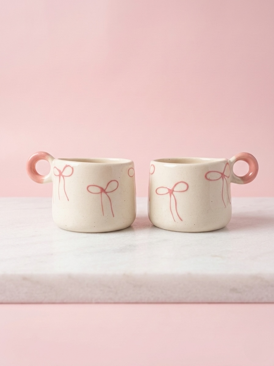 Floating Ribbons Mugs (Pack of 2)