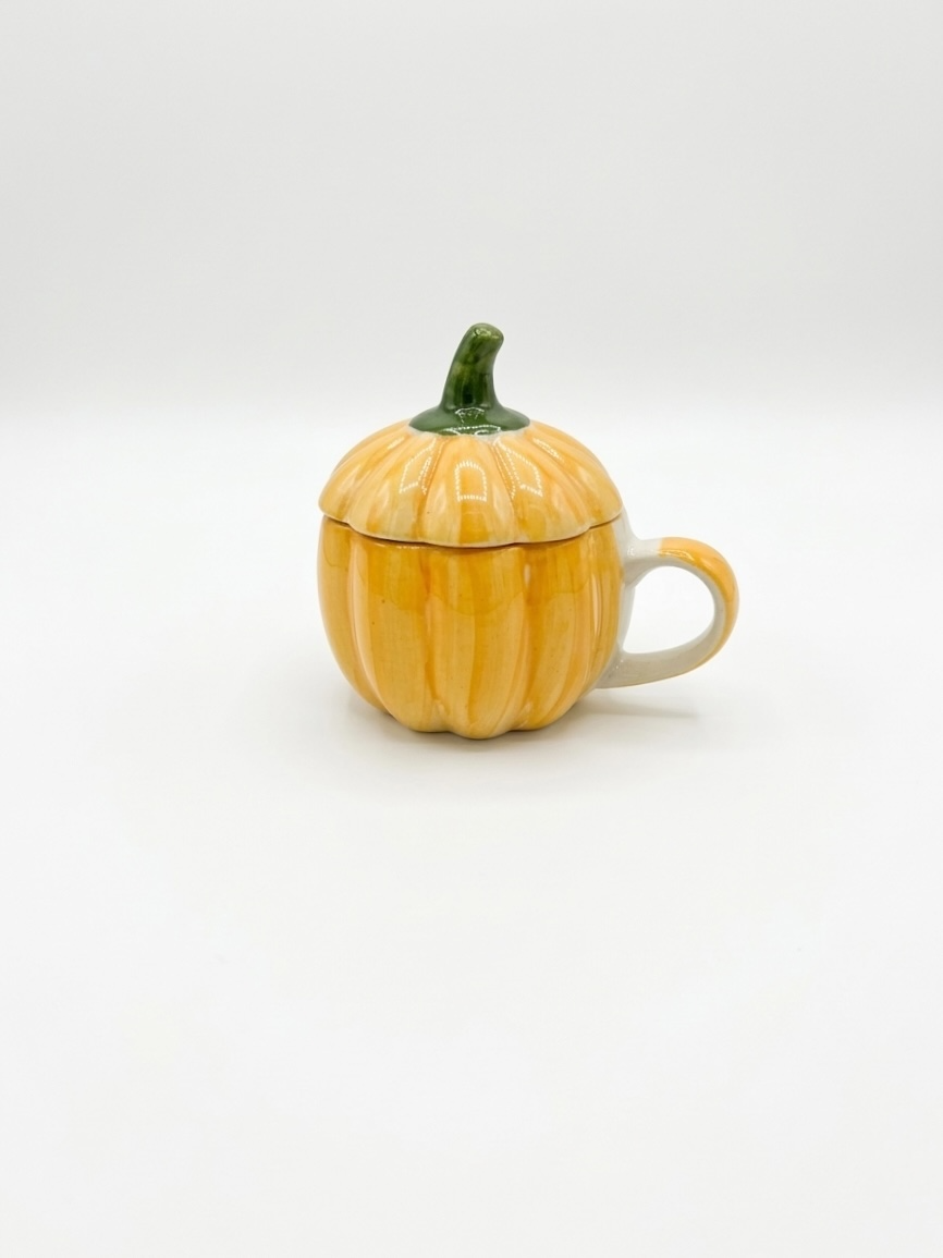 Yellow Pumpkin Pickle Jar