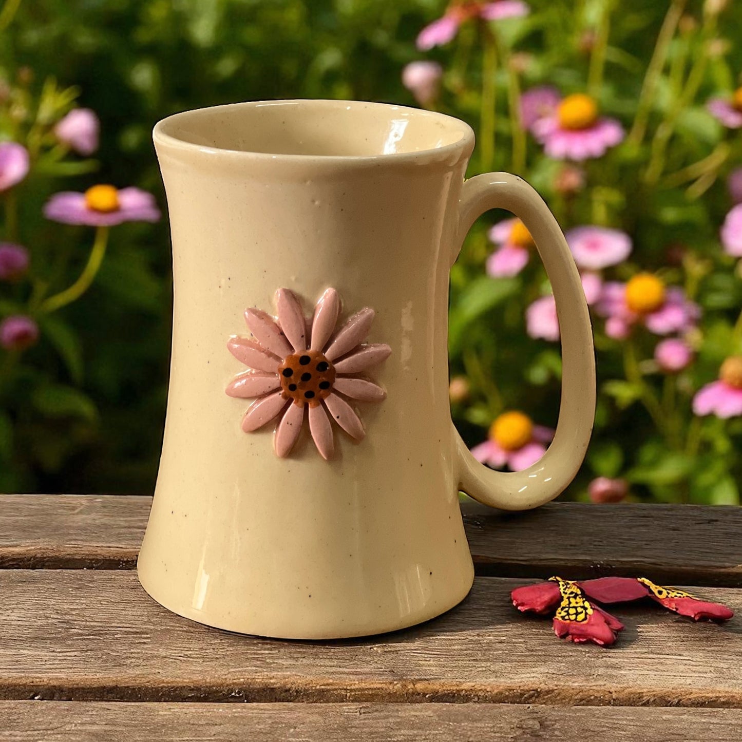 Pink Flower Coffee Mug