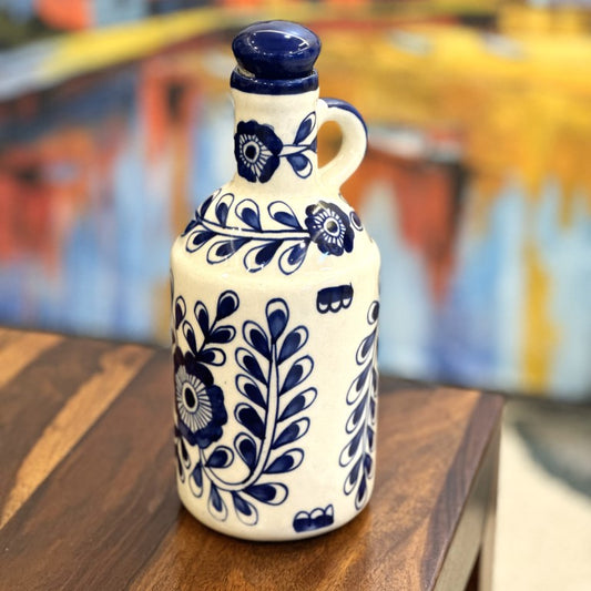 Blue Kalamkari Bottle