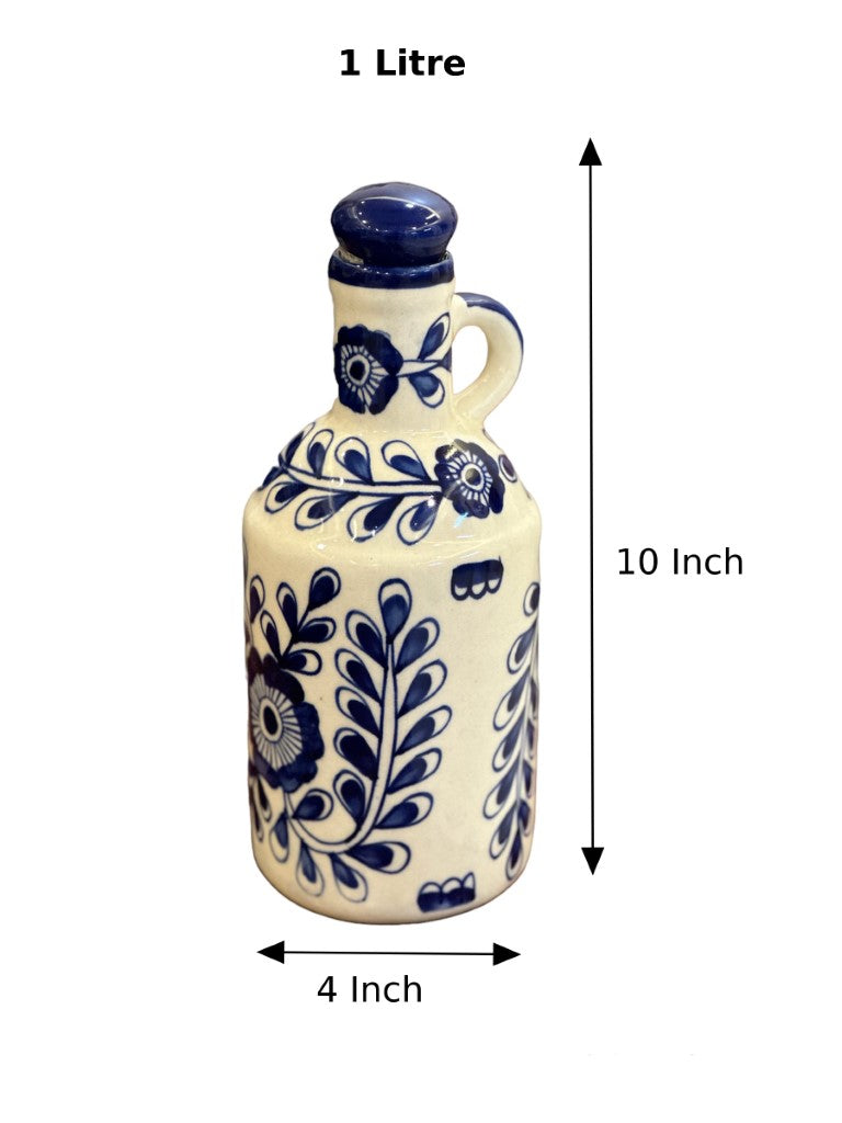 Blue Kalamkari Bottle