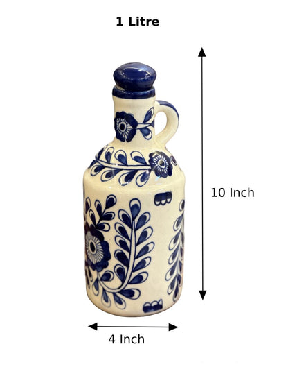 Blue Kalamkari Bottle