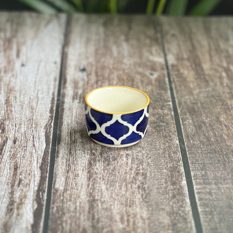 Blue & Yellow Chutney Katoris / Bowls